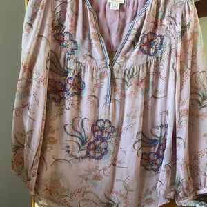 Sundance Pink Embellished Blouse